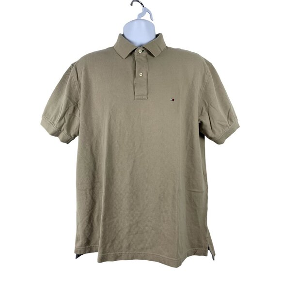 Tommy Hilfiger Other - Tommy Hilfiger Mens Polo Shirt Classic Beige Size Large